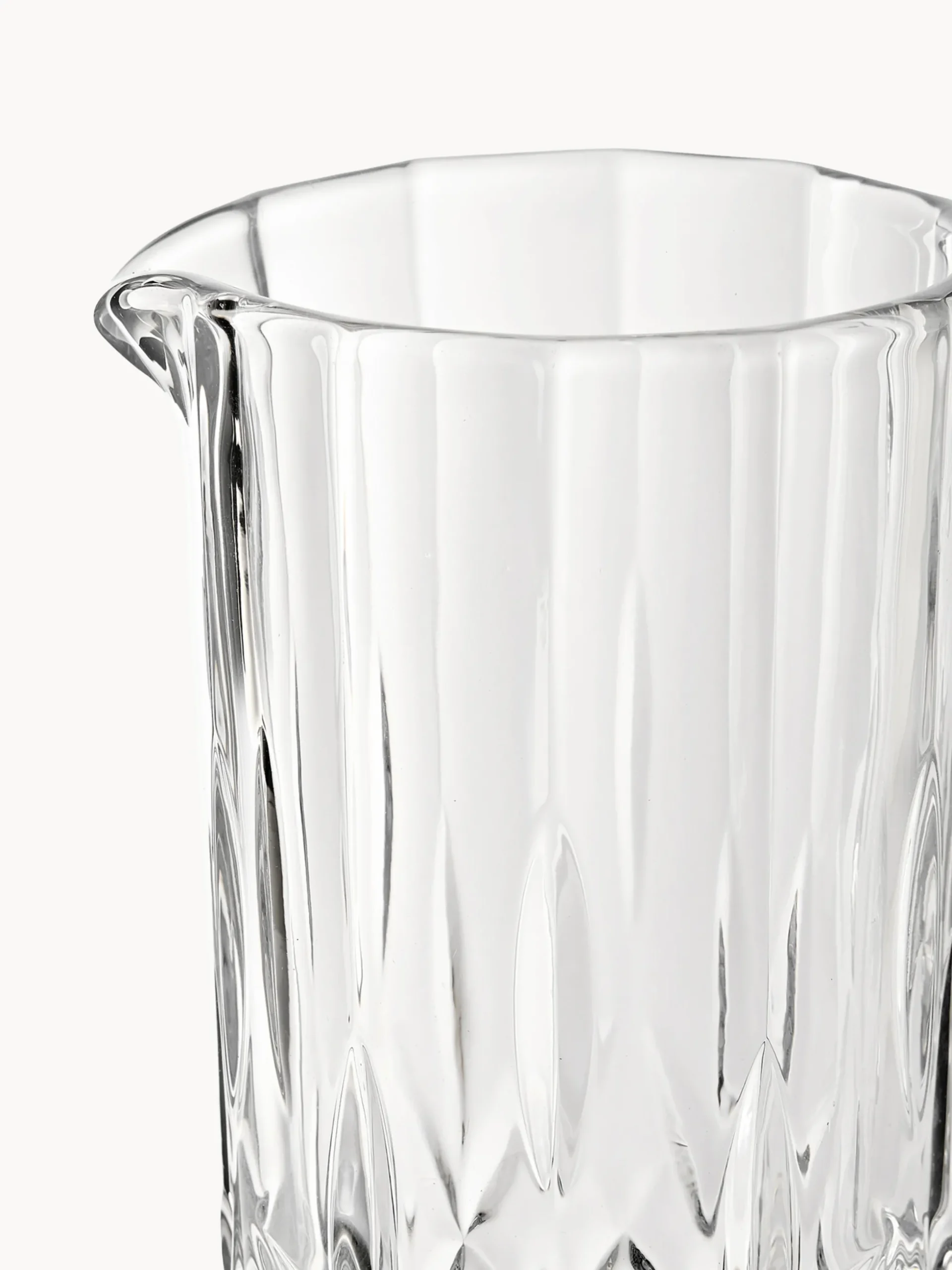 Bicchiere con scanalatura in rilievo George, 460 ml