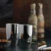 Bicchiere highball placcato argento fatto a mano Dante