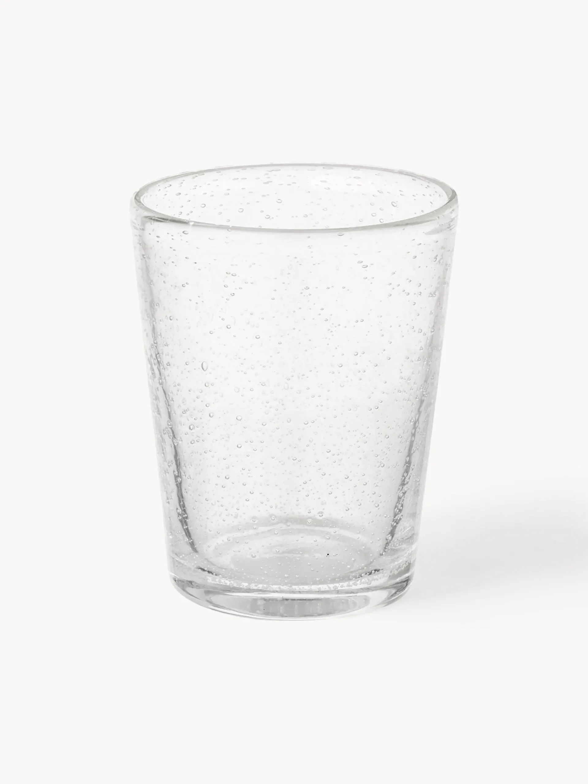Bicchiere in vetro soffiato Bubble 4 pz