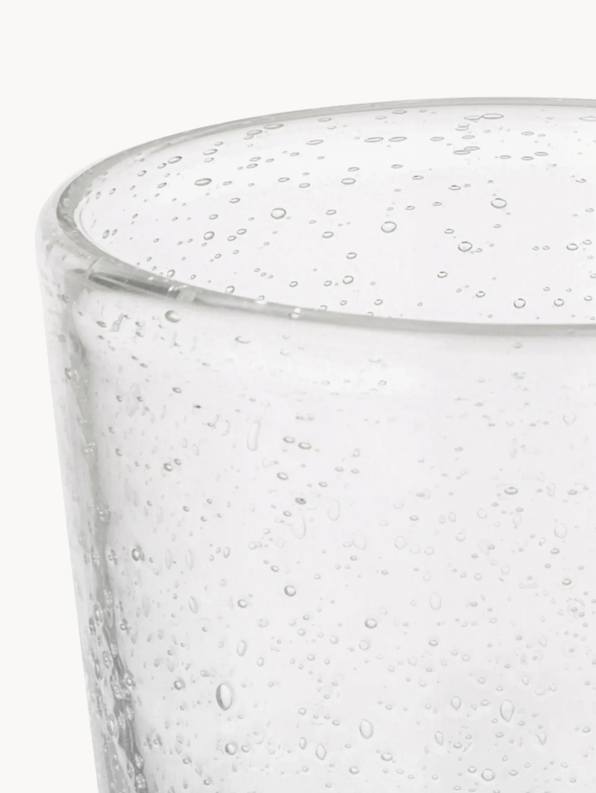 Bicchiere in vetro soffiato Bubble 4 pz