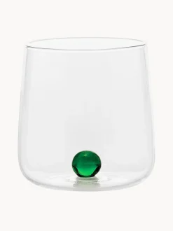 Bicchieri acqua fatti a mano in vetro borosilicato Bilia 6 pz