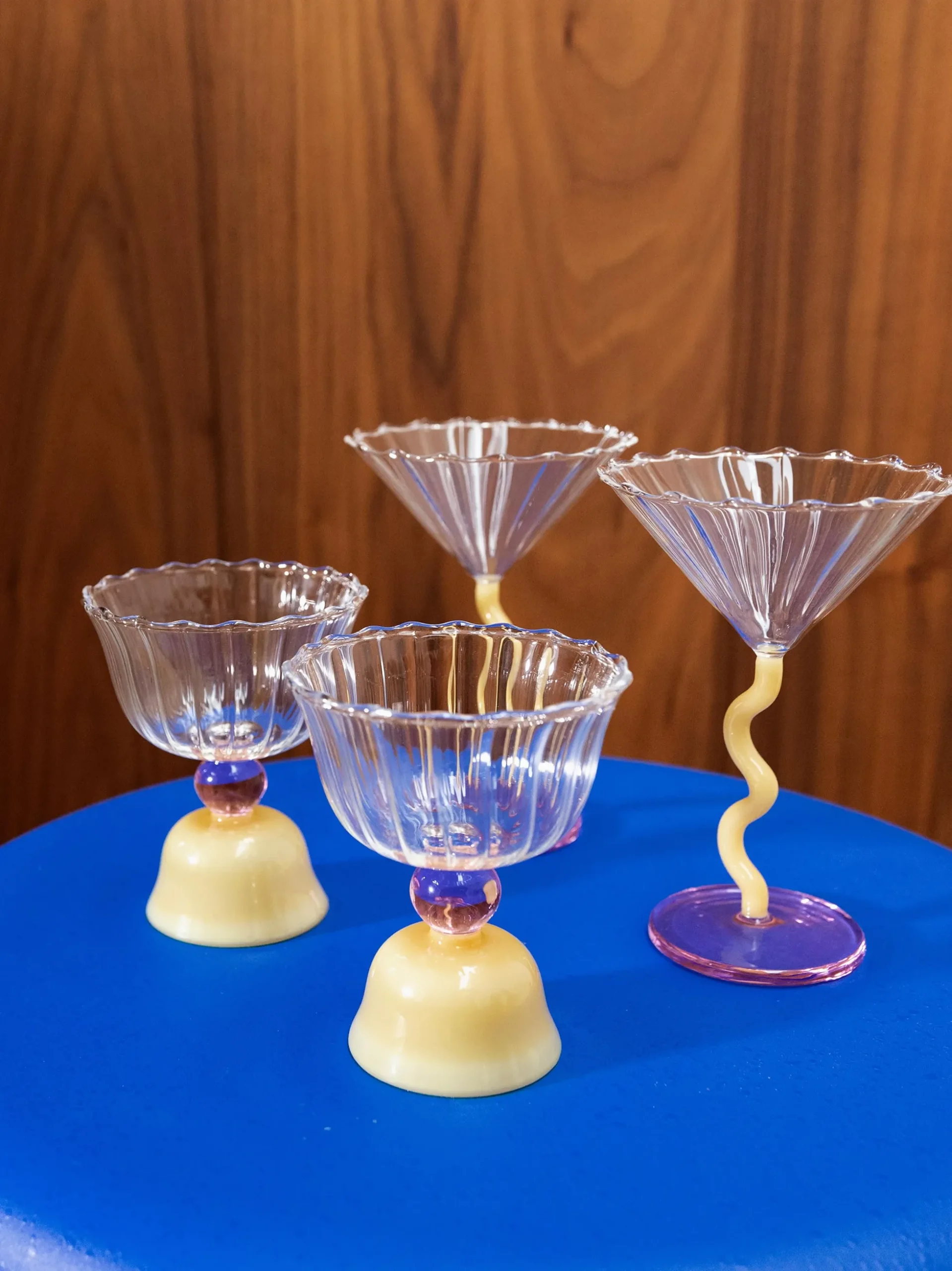 Bicchieri da cocktail in vetro borosilicato Curve 2 pz
