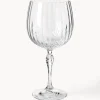 Bicchieri da gin con struttura scanalata America's Cocktail 4 pz