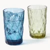 Bicchieri da long drink con motivo strutturato Colorado, set da 4