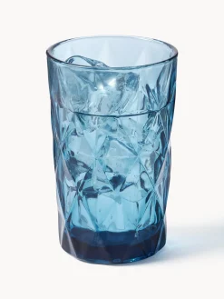 Bicchieri da long drink con motivo strutturato Colorado, set da 4