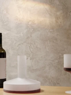 Bicchieri da vino rosso in vetro soffiato millerighe Ripple 2 pz