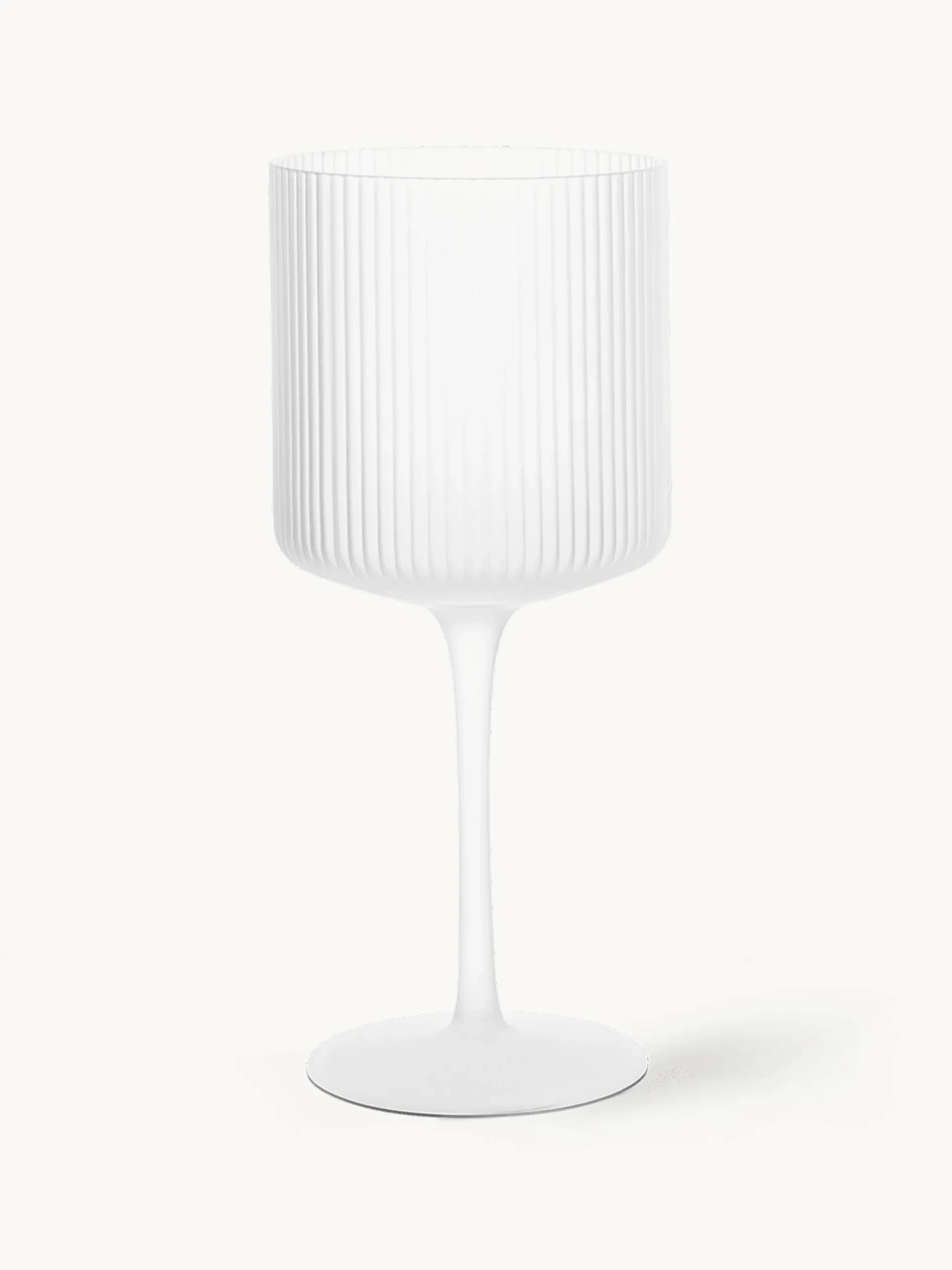 Bicchieri da vino rosso in vetro soffiato millerighe Ripple 2 pz