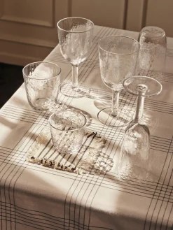 Bicchieri in vetro soffiato Hammered, 4 pz.