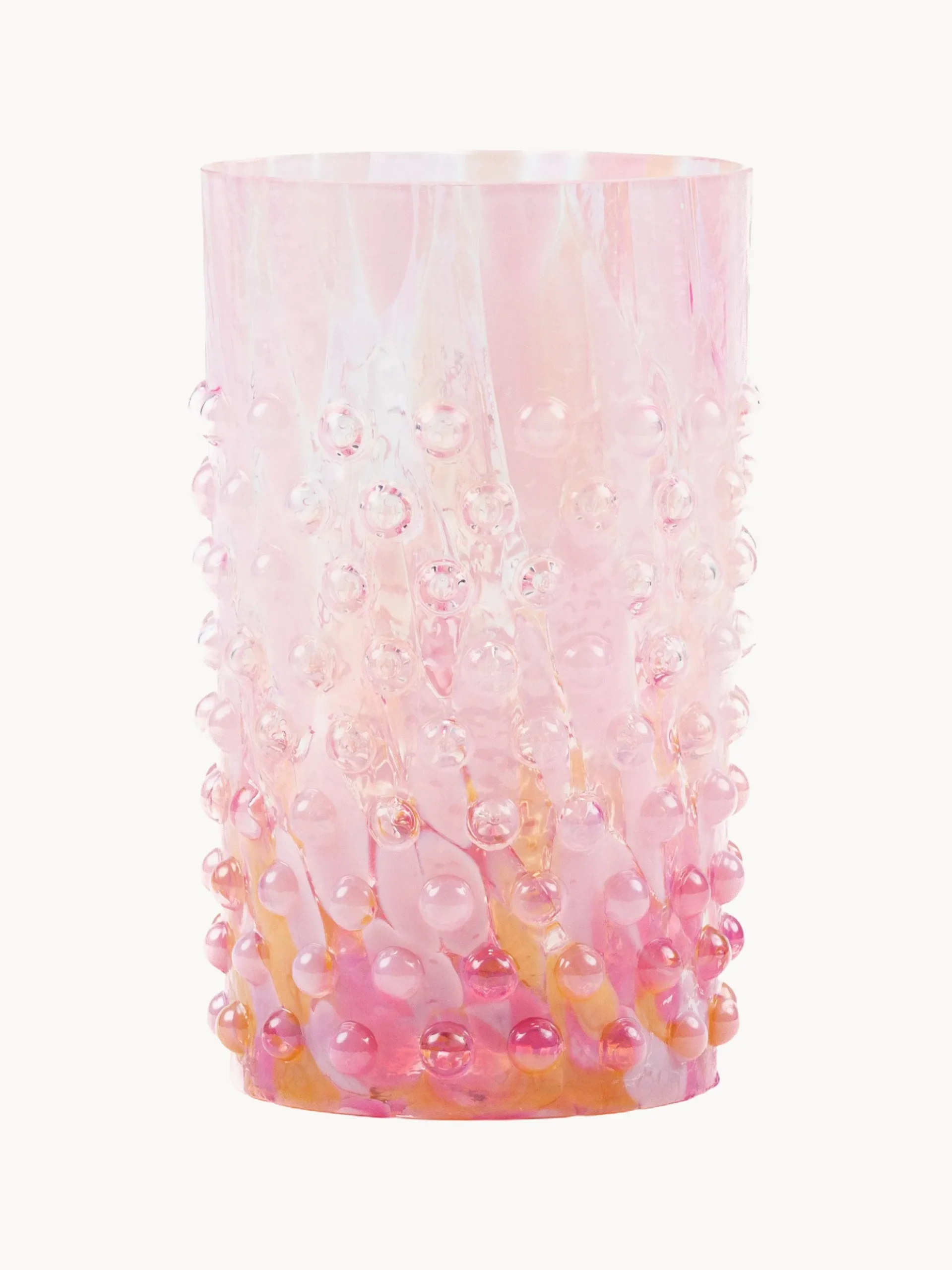 Bicchieri in vetro soffiato Confetti Hobnail 2 pz