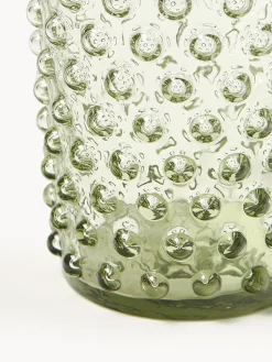 Bicchieri per acqua in vetro soffiato Hobnail 6 pz