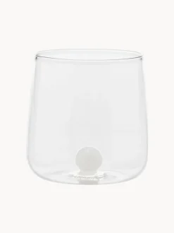 Bicchieri acqua fatti a mano in vetro borosilicato Bilia 6 pz