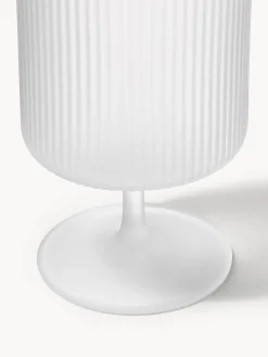 Bicchieri da vino in vetro soffiato con scanalatura in rilievo Ripple 2 pz