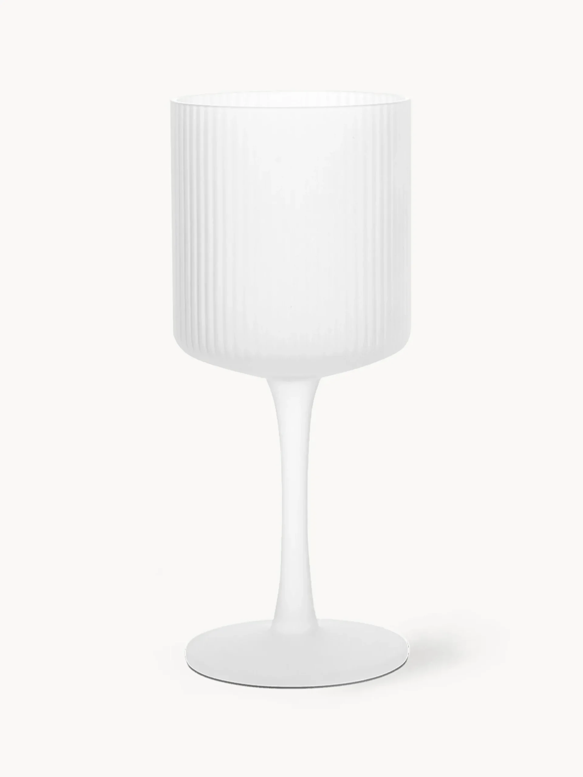 Bicchieri in vetro soffiato millerighe Ripple 2 pz