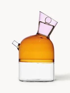 Bottiglia aceto e olio in vetroborosilicato fatta a mano Travasi