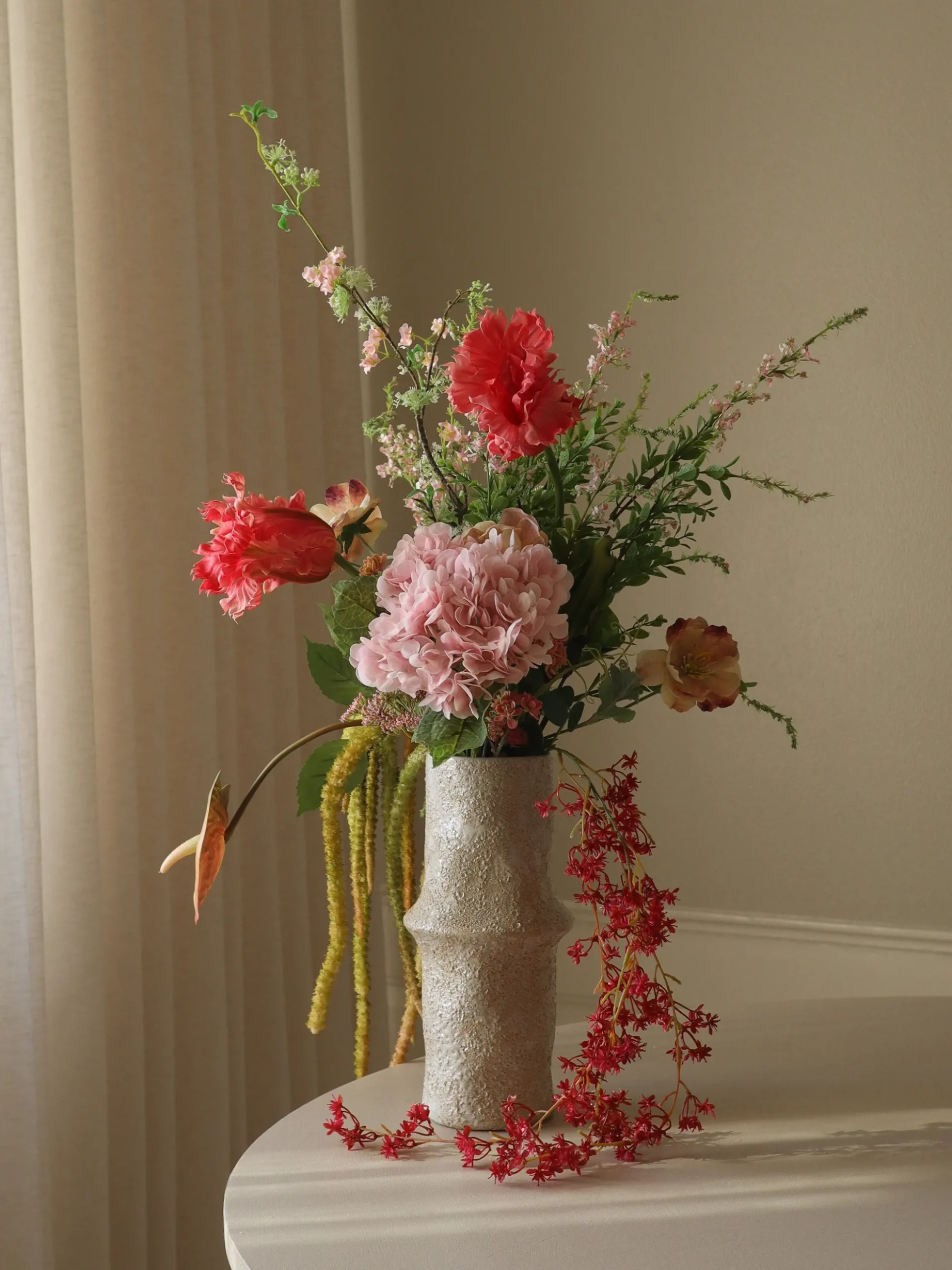 Bouquet di fiori artificiali Blush Rhapsody
