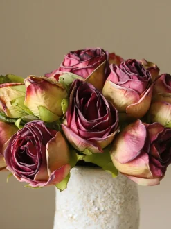 Bouquet di fiori artificiali Mini Rose