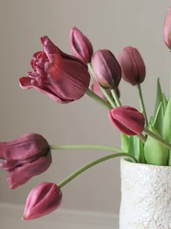 Bouquet di fiori artificiali Purple Tulip