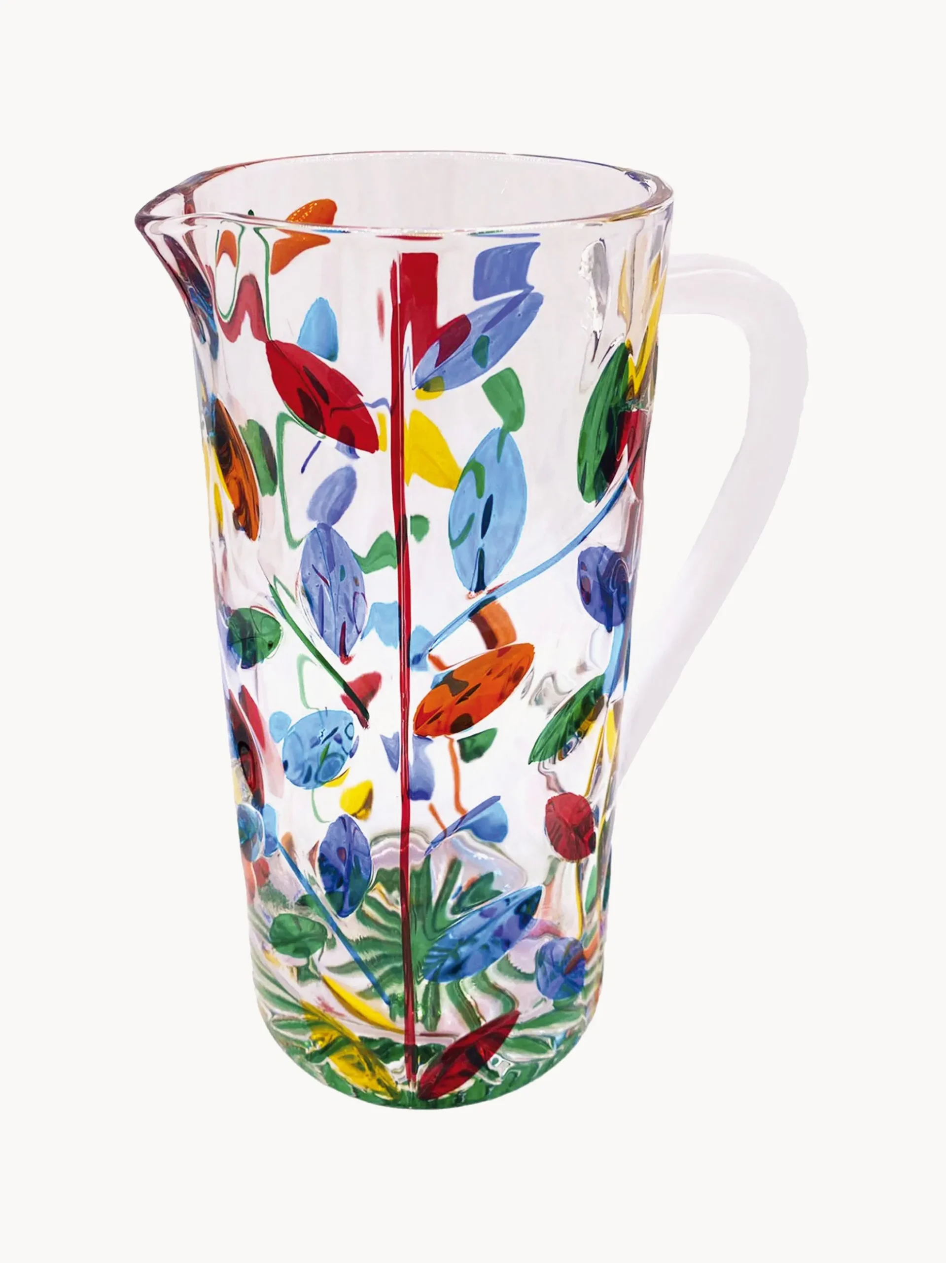 Brocca dipinta a mano Murano, 1 L