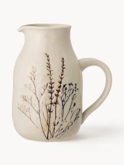 Brocca fatta a mano con motivo erba Bea, 1.5 L
