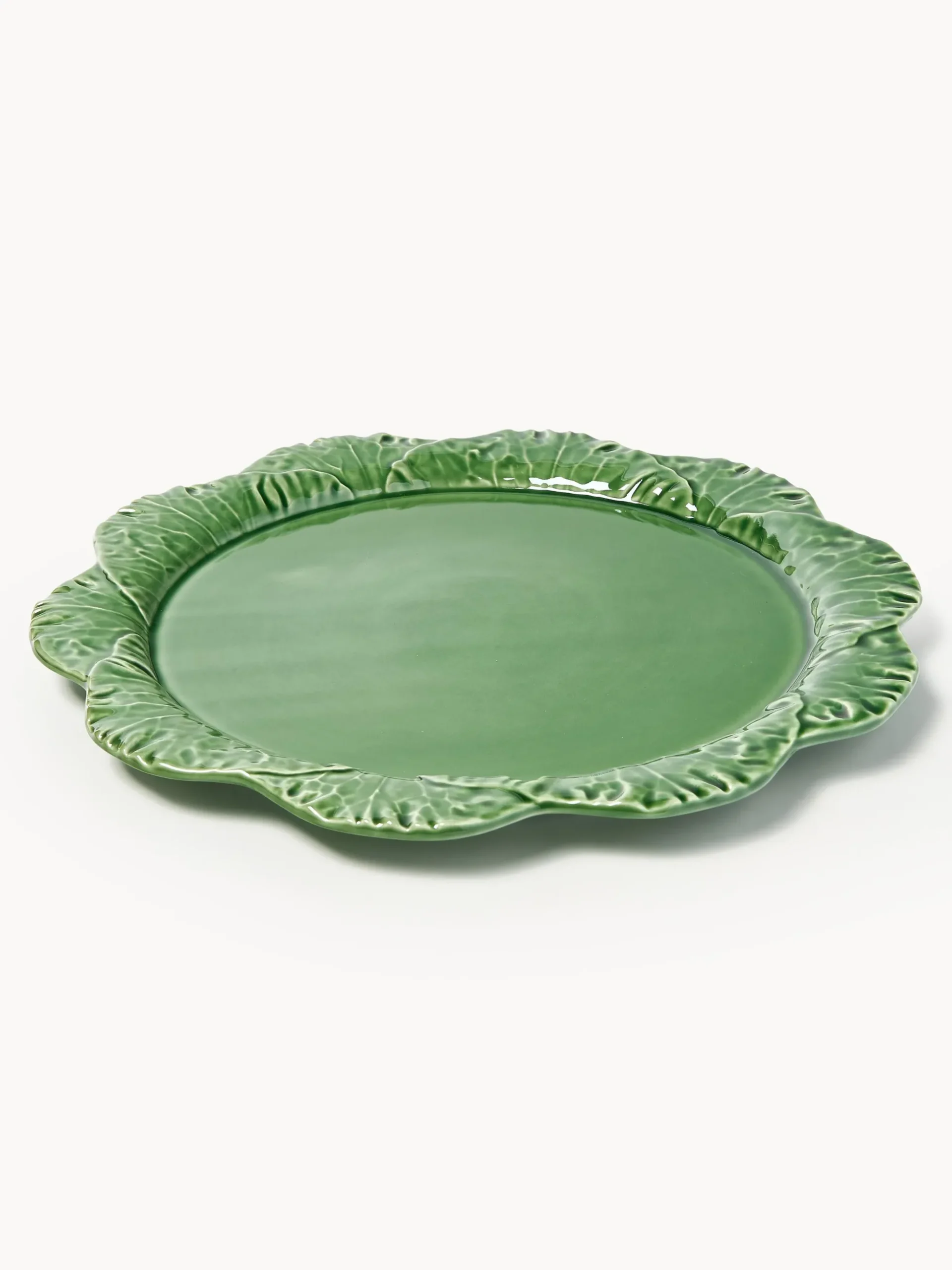 Burriera con coperchio fatta a mano Cabbage