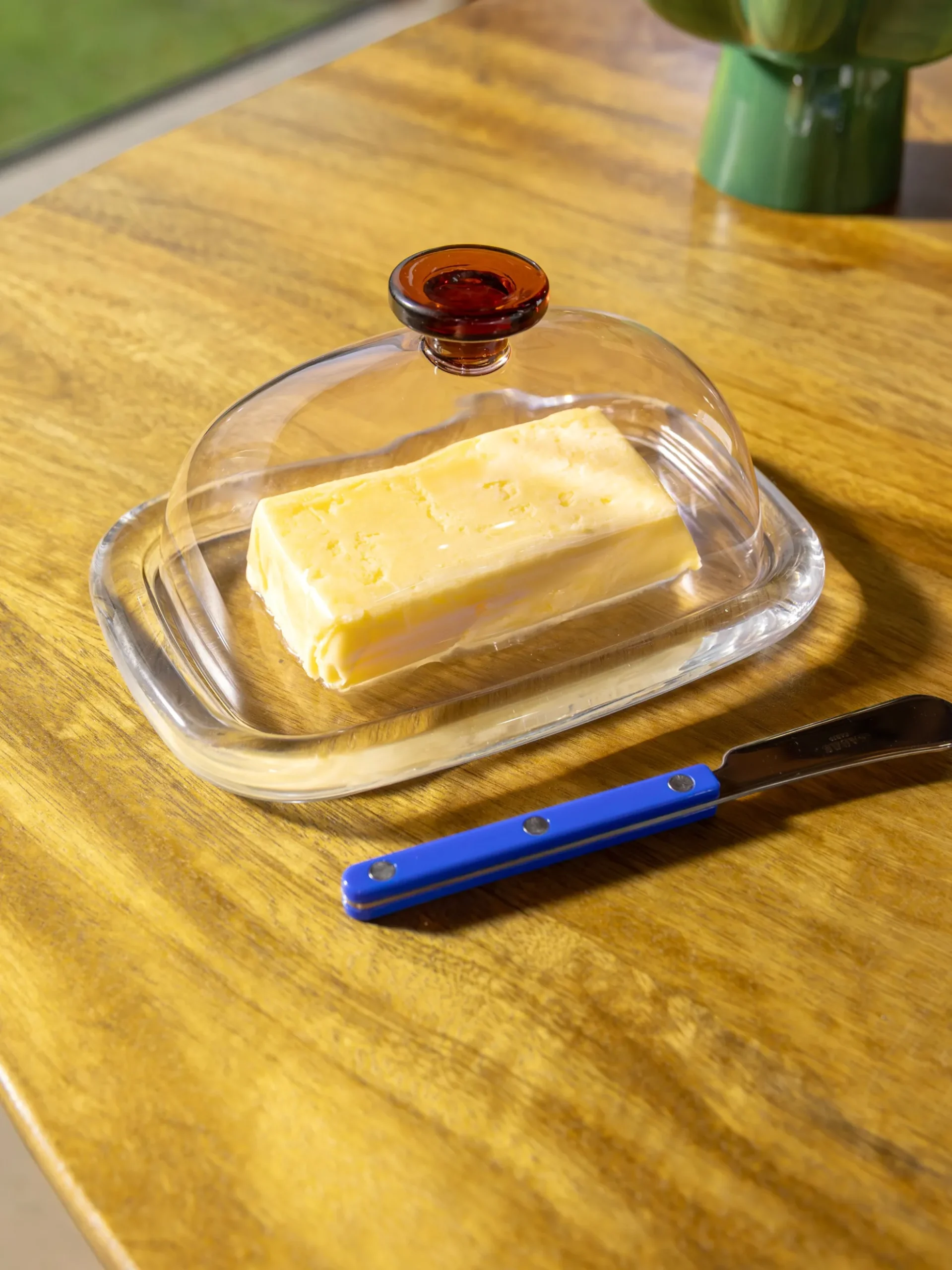 Burriera in vetro borosilicato fatta a mano Cantine