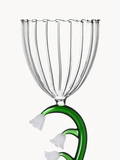 Calice in vetro borosilicato fatto a mano Botanica