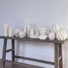 Candela di design fatta a mano Florence, alt. 19 cm