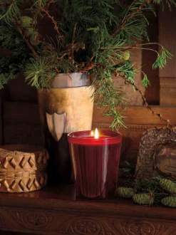 Candela profumata Holiday (pino, ribes rosso, ginepro)