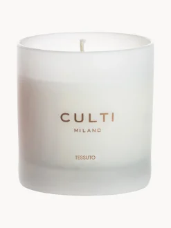 Candela profumata Tessuto (foglie di cassis, fiori di cotone, gelsomino, muschio bianco)