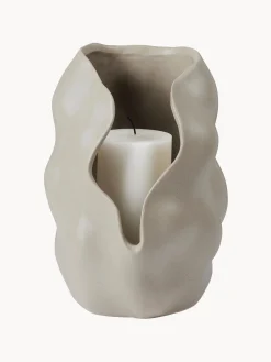 Candelabro fatto a mano Hekla, alt. 24 cm