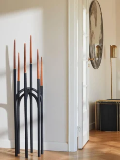 Candelabro grande in metallo Angui