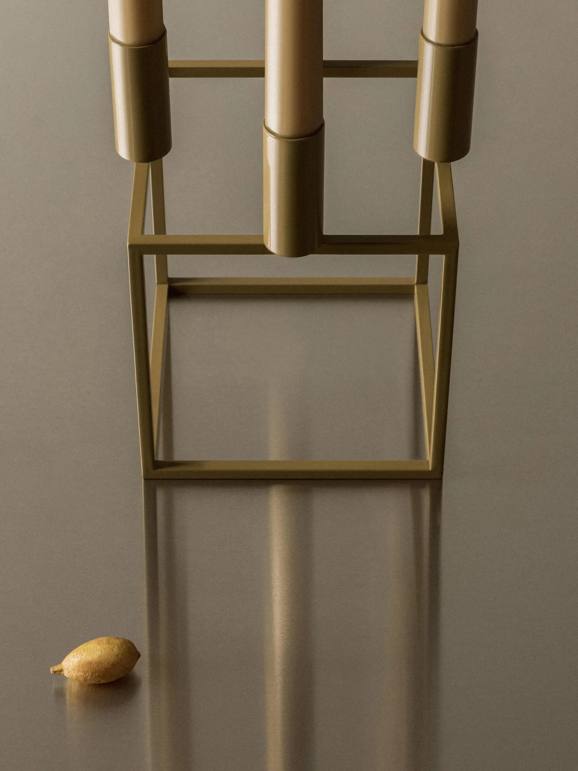 Candelabro in metallo Kubus