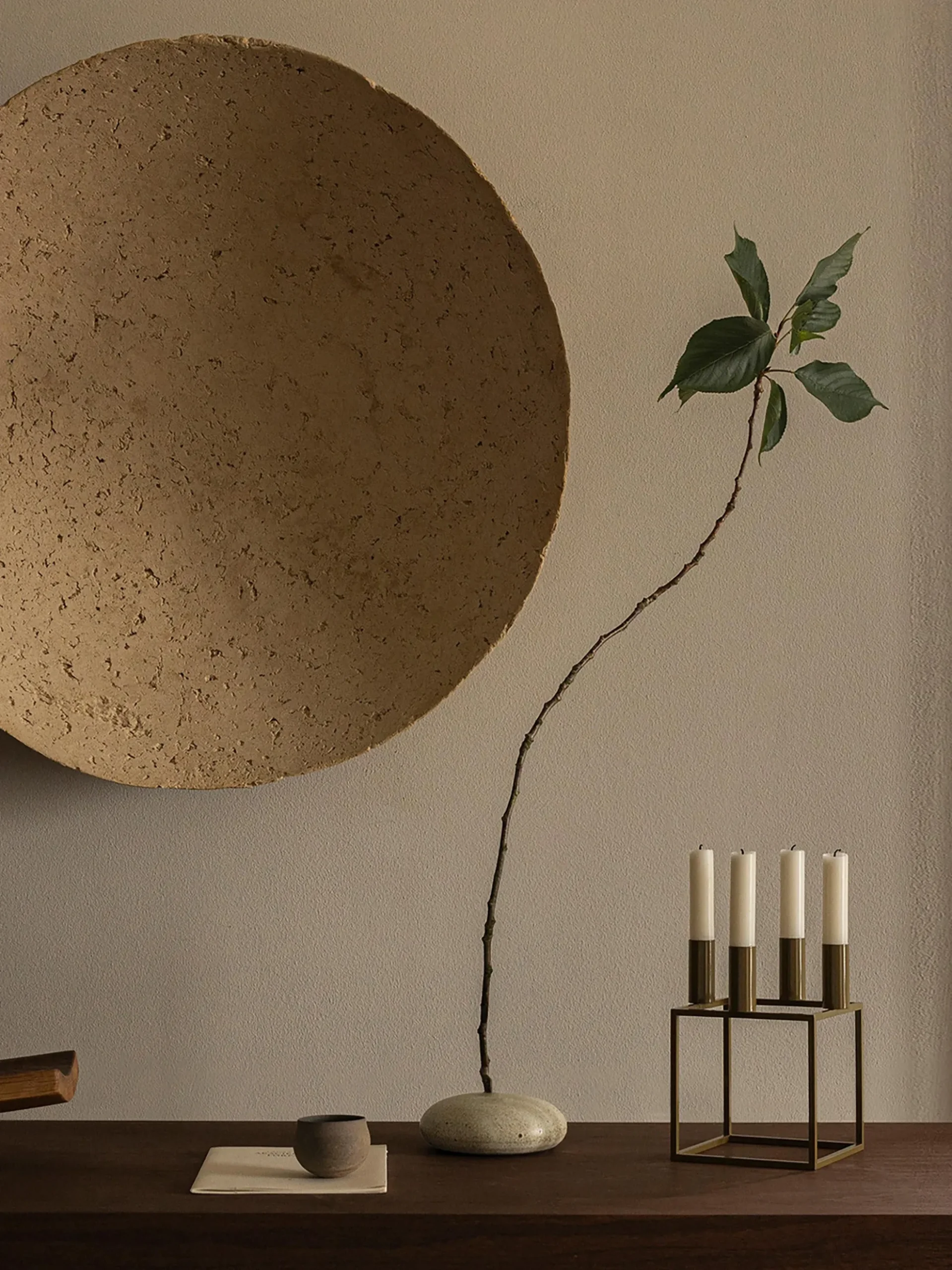Candelabro in metallo Kubus