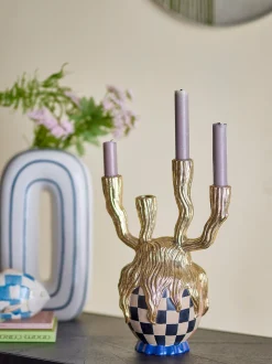 Candelabro dipinto a mano Medusa