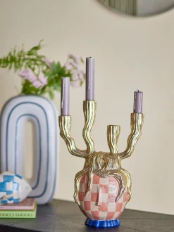 Candelabro dipinto a mano Medusa