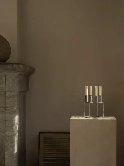 Candelabro in metallo Kubus