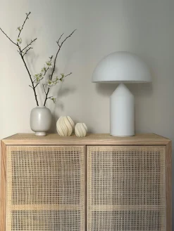Candela di design fatta a mano Florence, alt. 9 cm