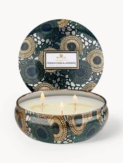 Candela profumata con tre stoppini fatta a mano Japonica Collection (legno di Cade, verbena e lavanda)