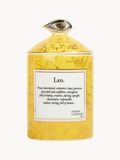 Candela profumata fatta a mano Leo (rosa, sandalo & cedro)