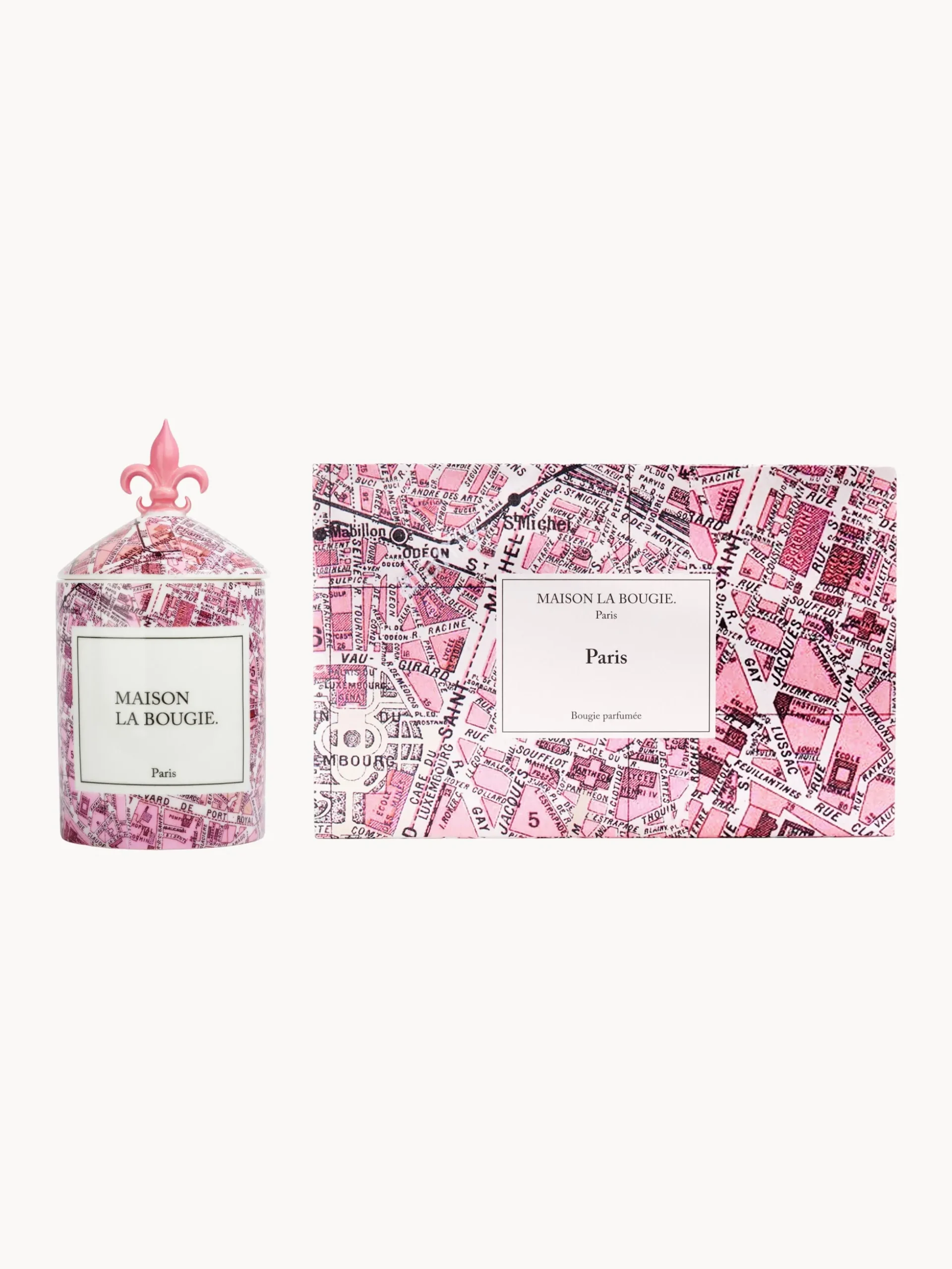 Candela profumata fatta a mano Paris (lavanda, legno di cedro & patchouli)