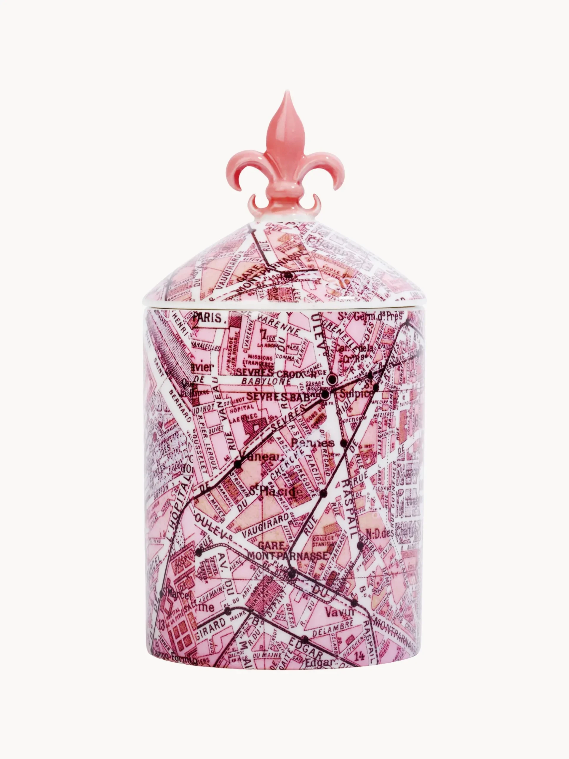 Candela profumata fatta a mano Paris (lavanda, legno di cedro & patchouli)