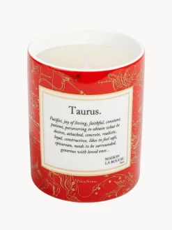 Candela profumata fatta a mano Taurus (mandarino, sandalo & patchouli)