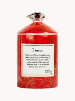 Candela profumata fatta a mano Taurus (mandarino, sandalo & patchouli)