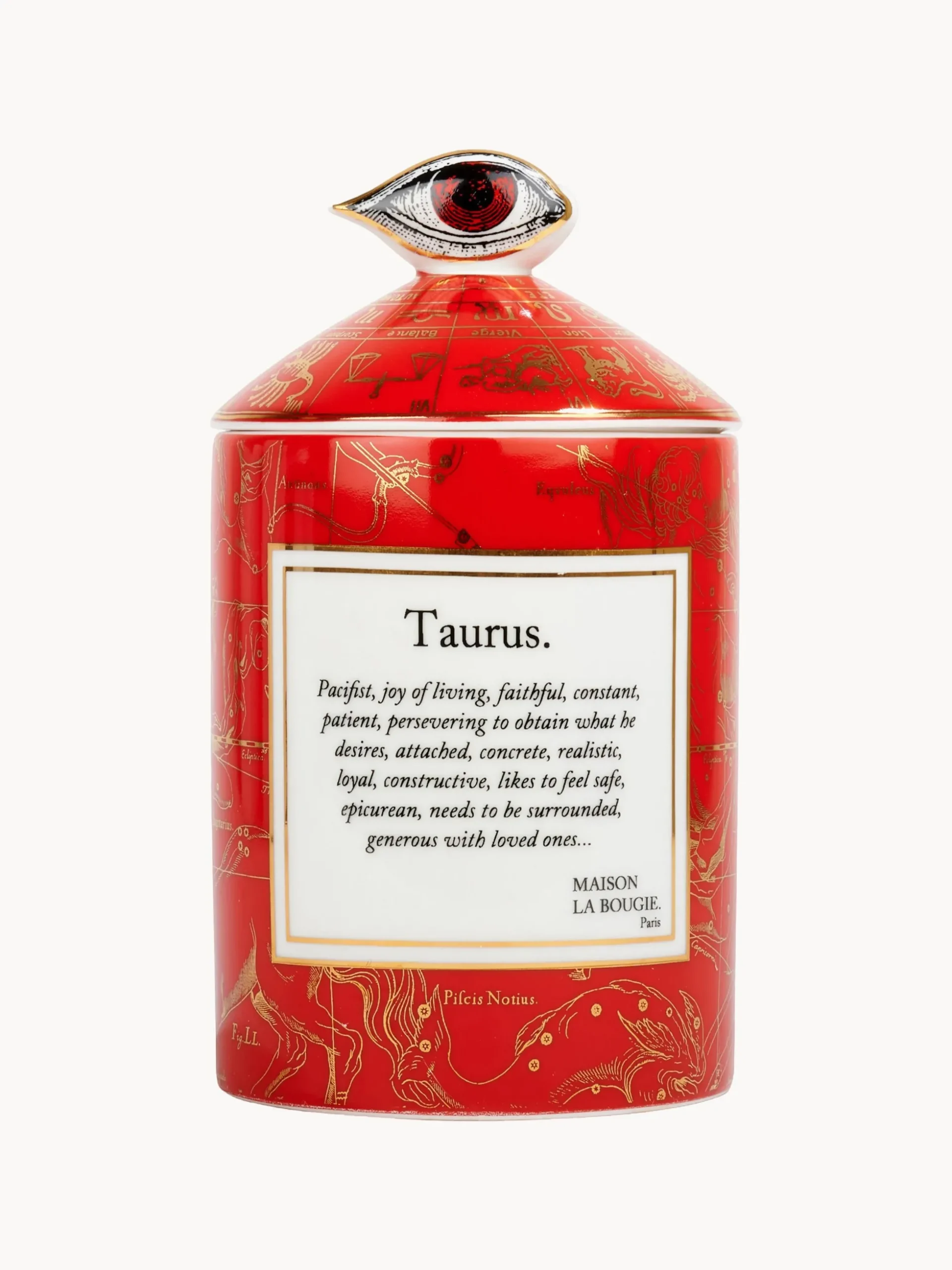 Candela profumata fatta a mano Taurus (mandarino, sandalo & patchouli)