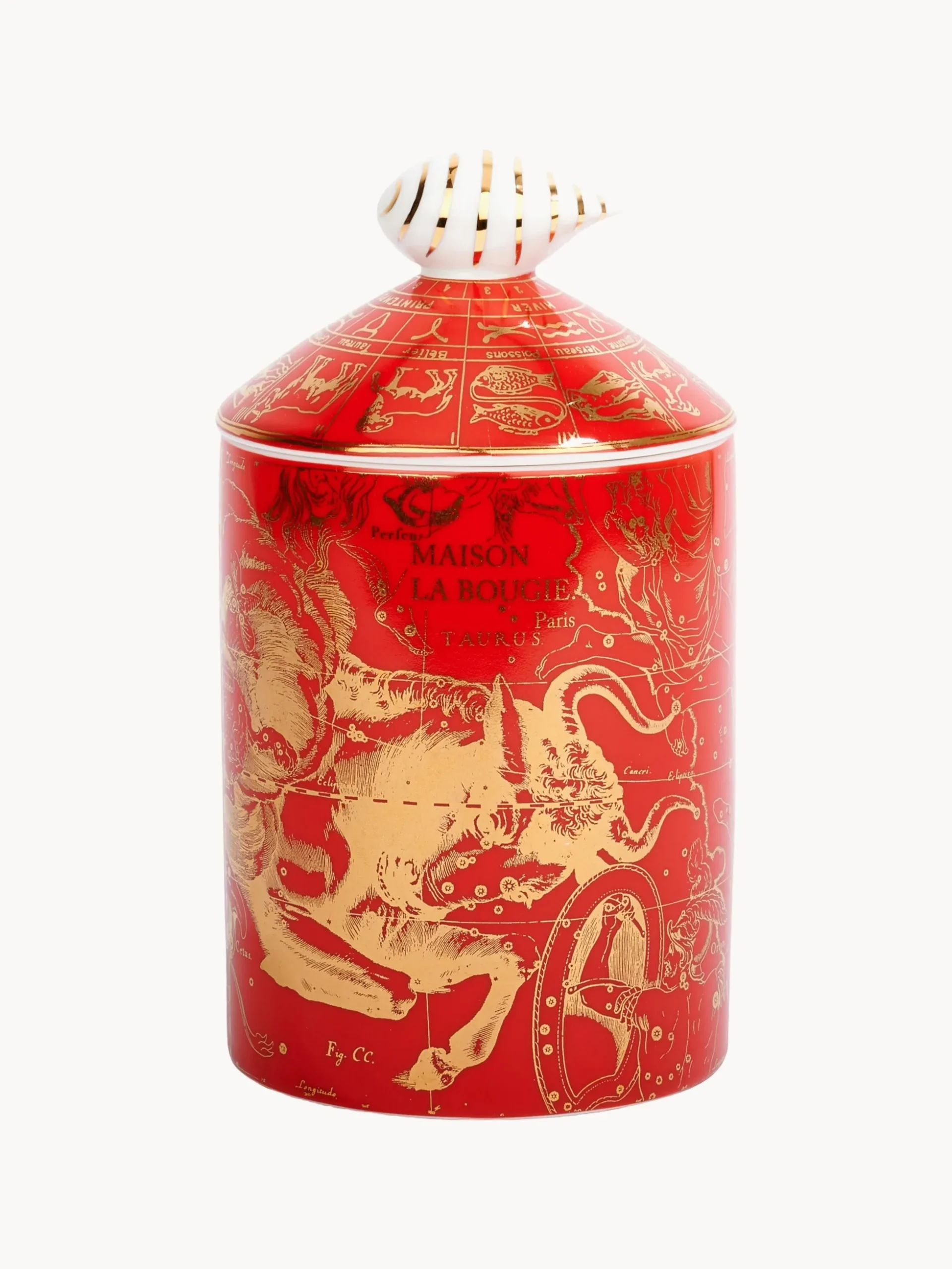 Candela profumata fatta a mano Taurus (mandarino, sandalo & patchouli)