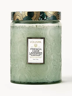 Candela profumata fatta a mano Japonica Collection (legno di Cade, verbena e lavanda)