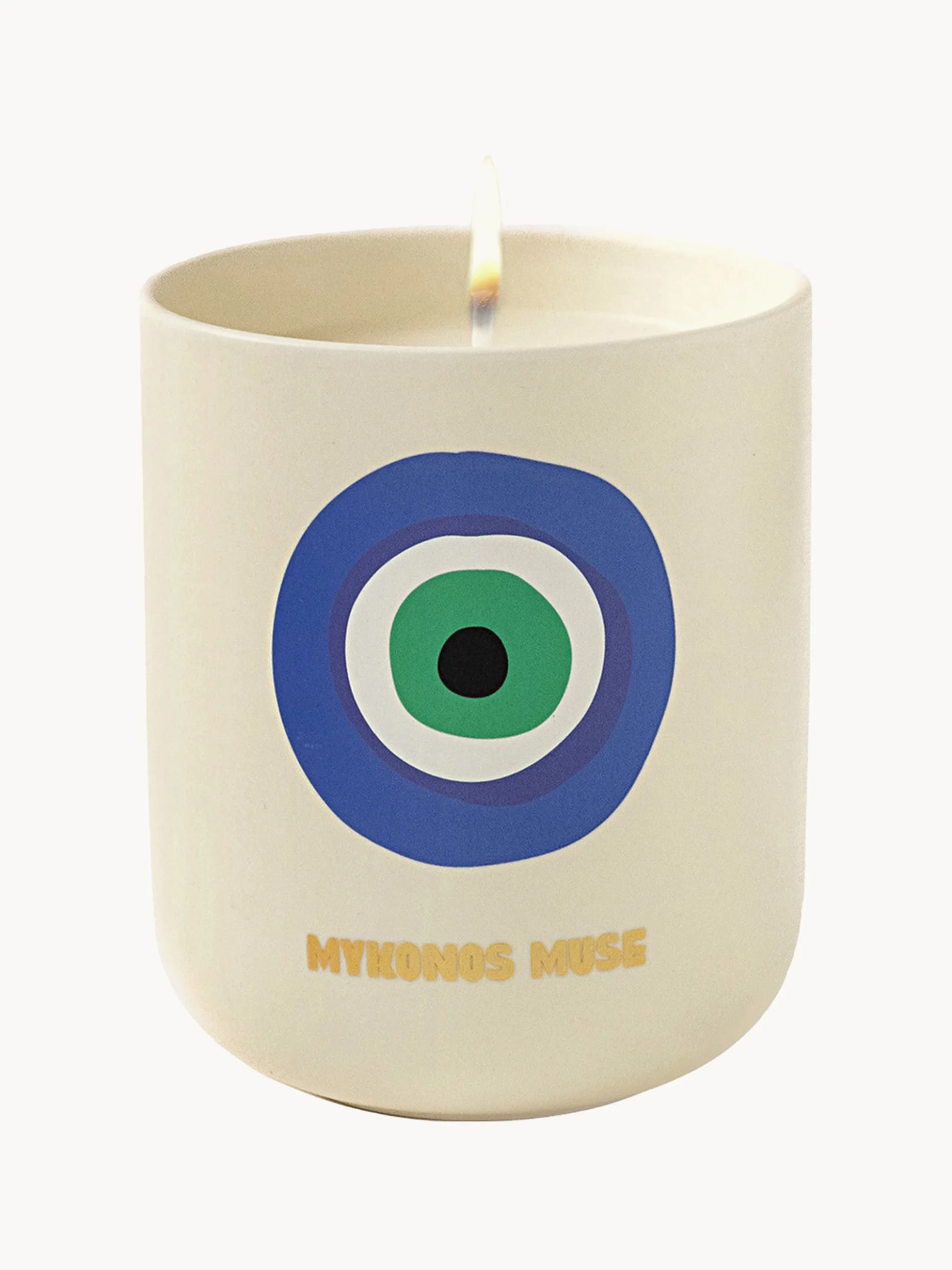 Candela profumata Mykonos Muse (fico verde & tonka caldo)