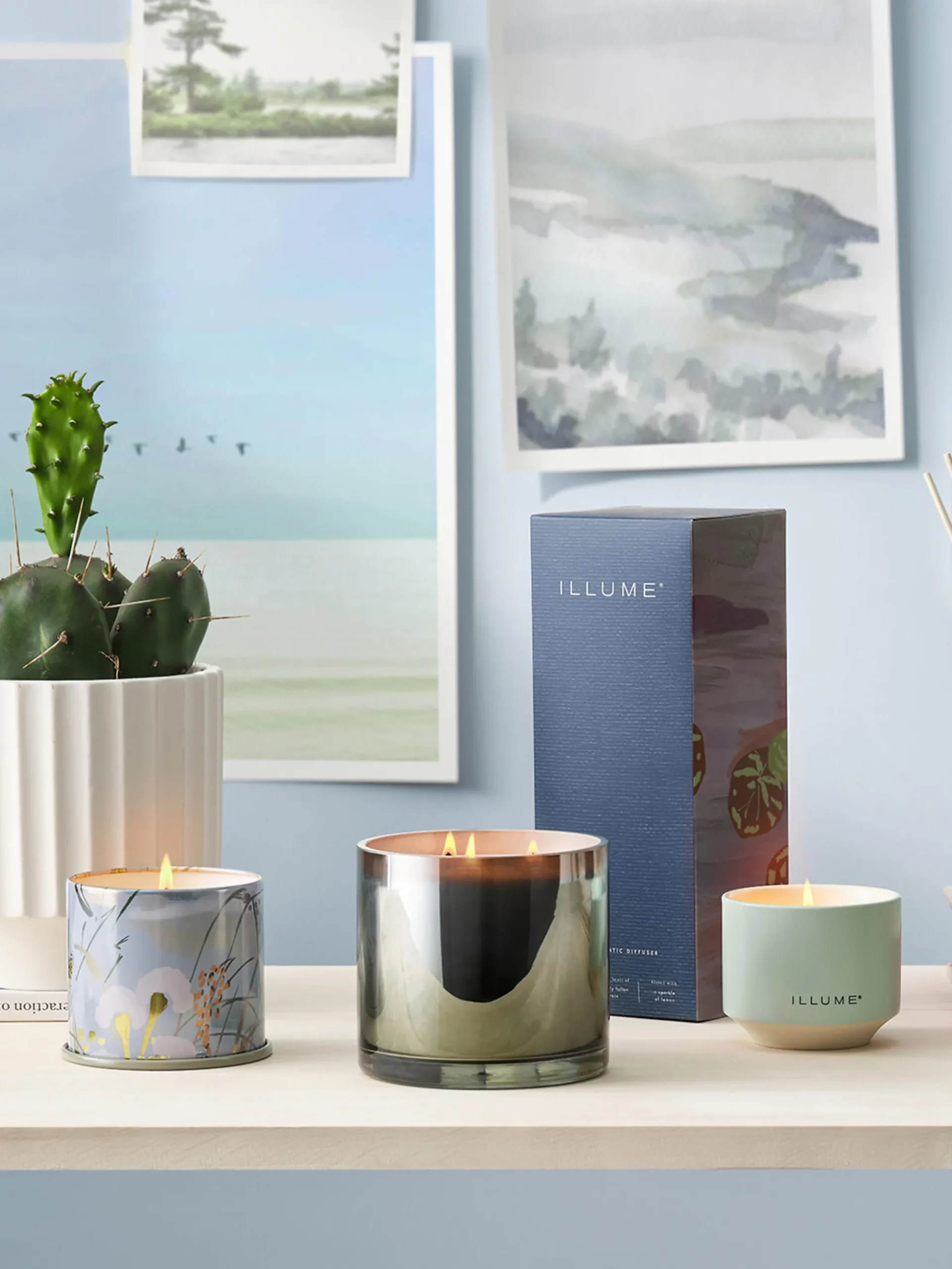 Candela profumata Vanity Tin (gelsomino e salsedine)