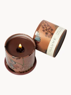 Candela profumata Vanity Tin (muschio di cashmere, foglia di tabacco e arancia)