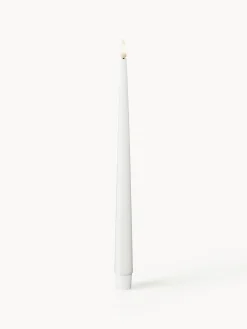 Candele a bastoncino a LED fatte a mano Real Flame, alt. 28 cm, 2 pz